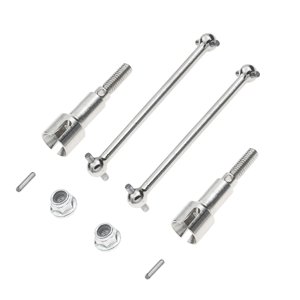 Magideal - Ejes De Transmisión 1/16 Rc Cvd, Repuestos S De Transmisión, Reempzos De Transmisión Y Trasero De Vehículo Para 16889A, , Trasero