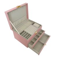 Ioensy - Regalos De Cumpleaños Para Mujer, Escaparate De Cuero Pu Para Pendientes, Relojes, Regalo Para Niñas