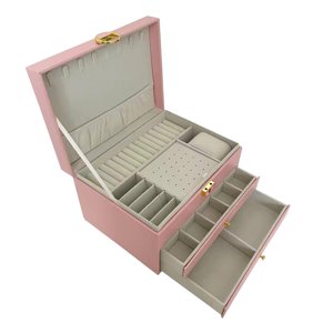 Ioensy - Regalos De Cumpleaños Para Mujer, Escaparate De Cuero Pu Para Pendientes, Relojes, Regalo Para Niñas