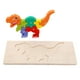 thumbnail image 3 of Rompecabezas De Madera Para Niños Rompecabezas De Dinosaurios De Madera Para Niños Pequeños Tiranosaurio Rex Preescolar, 3 of 5