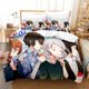 thumbnail image 1 of v855 Bed Sheets Bungo Stray Dogs Nakahara Chuuya Bedding Set Single Twin Full Queen King Size Bed Set Aldult Kid Bedroom Duvetcover Sets Print 3-Piece Bedding Set (1 Duvet Cover + 2 Pillow Shams) Bed, 1 of 5