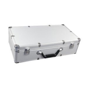 Bothyi - Mic Case Duro De Cuatro Canales Almacenamiento De Micrófono Para Actividades Al Aire Libre Ktv Party White