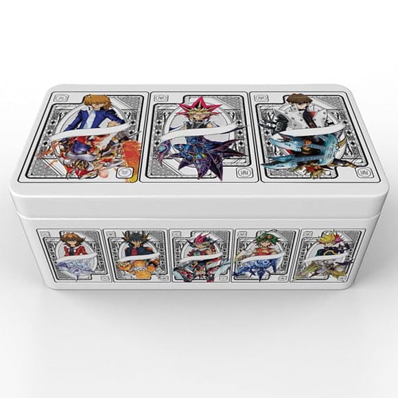 Juego de cartas Konami Yu-Gi-Oh! Mega Pack CCG 2025 en lata con 3 paquetes