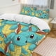 thumbnail image 1 of Squirtle Bed Duvet Cover Funny Anime Cartoon Bedding Sets Lightweight 3 Piece Comforter Sets, 1 of 5