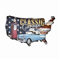 Muebles Santa Ana - Letrero Vintage Led Classic Garage