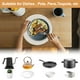 thumbnail image 3 of Tapetes de 18 cm para ollas y sartenes, 5 salvamanteles tejidos con cesta para platos calientes, agarraderas para cocina, accesorios de mesa resistentes al calor., 3 of 7