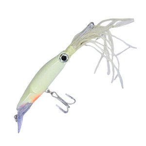 Ioensy - Falda De Calamar Luminosa Cebo Señuelos De Pesca De Pulpo Resplandor 8.6In Para Pesca En El Océano