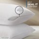 thumbnail image 4 of Protector de almohada Utopia Bedding, tamaño king, impermeable, con cierre, 4 of 8