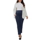 thumbnail image 2 of INSPIRE CHIC Pantalones de Maternidad para Mujeres para el Trabajo Sobre el Vientre de Cintura Alta Pantalones de Oficina de Negocios para el Embarazo con Bolsillos 2XL Azul, 2 of 6