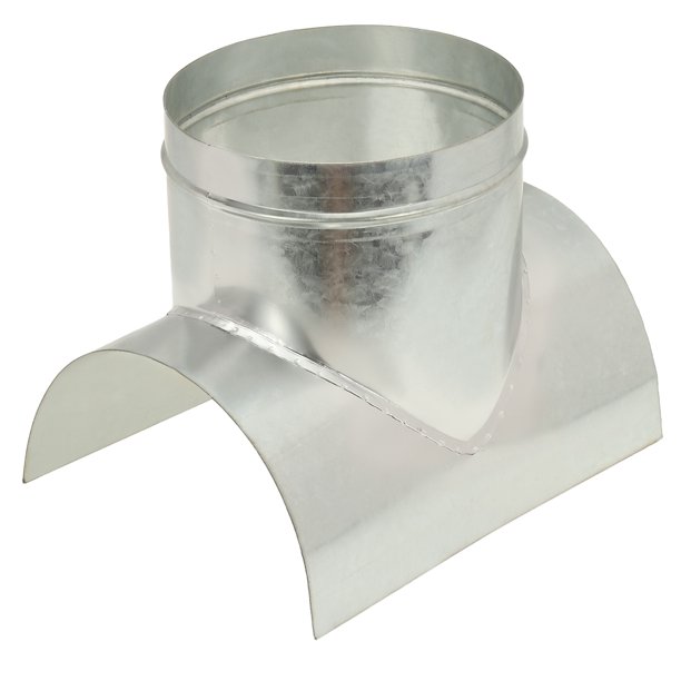 Conector de Conducto, Toma de Silla de Montar 90 Grados 8" Conducto a 6" Salida Extensión de Rama de Silla de Montar Divisor de Conducto