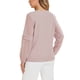 thumbnail image 3 of Blusa de Chifón con Cuello de Ojal y Mangas de Patchwork Elegante para el Trabajo de INSPIRE CHIC para Mujer Regreso a Clases M Gris Púrpura, 3 of 6