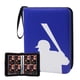 thumbnail image 1 of Carpeta Para Cartas De Béisbol De 400 Bolsillos Azul, 1 of 5