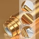thumbnail image 3 of 1pc Thick Golden Stainless Steel Brushed Contact Paper, Peel And Stick Wallpaper, Self-Adhesive Removable Wall Decals For Refrigerator, Furnitures, Kitchen And Room Background, 3 of 4