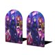 thumbnail image 1 of Funneh Krew Sujetalibros decorativos temáticos, tope para estantería con base antideslizante, uso dual para hogar y oficina - 2 piezas, 1 of 6