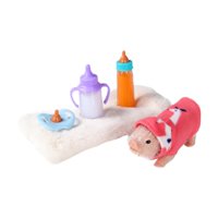 Bothyi - Cerdo De Silicona Cómodo Juguete De Cerdo En Miniatura Para Niños Niñas Regalo De Cumpleaños 5 Piezas