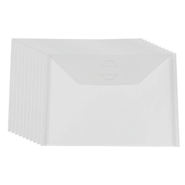 Bolsillos de almacenamiento, bolsas de plástico transparentes resellables, 10 unidades Briartw