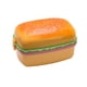 thumbnail image 3 of Bento Box, lonchera con forma de hamburguesa, contenedor duradero para almacenamiento de alimentos fríos o calientes, caja de refrigerios para niñas y Rectángulo, 3 of 5