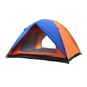 Importclick - Carpa 4 Personas Doble Capa Toldo Ventana 2X2X1.3Mts