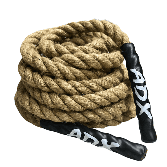 Cuerda de Batalla 9m x 25mm de Yute para CrossFit y Fitness