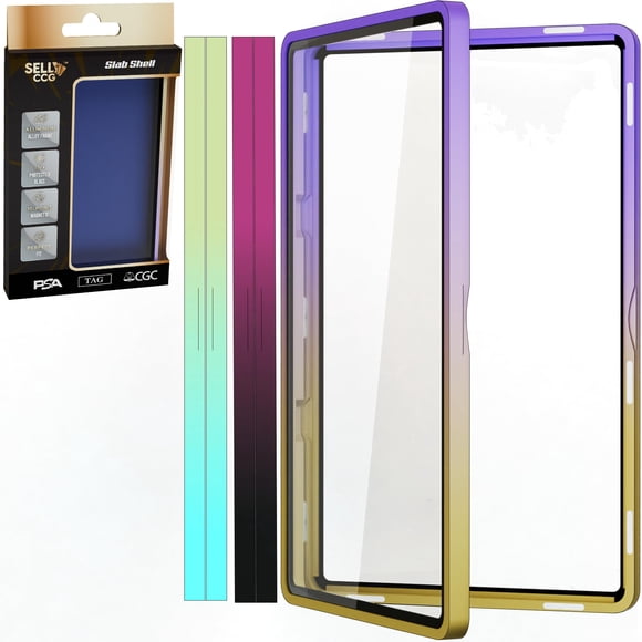 SellCCG - Funda rígida para slab PSA, TAG y CGC, protector metálico magnético con vidrio y protecció