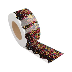 Bothyi - Bordes De Tablón De Anuncios Bordes De Aula De Puntos Lindos Para Pared De Oficina Pizarra Negra