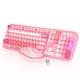 thumbnail image 1 of Teclado y ratón inalámbricos MOFII 104 teclas redondas rosa, 1 of 8