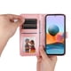 thumbnail image 5 of Funda tipo cartera FOXDOCK para Xiaomi Note 10 Pro 4G , diseño girasol en relieve, cuero PU, cierre magnético, soporte y tarjetero, 5 of 5