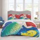 thumbnail image 1 of Ariel Bedding Sets Cartoon Duvet Cover Lightweight 3 Piece Bet Sets for Kids Boys Girls, 1 of 5