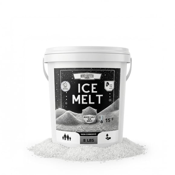 Cubeta para derretir hielo Rock Salt Home and Country, EE. UU., -25 °C, 3,6 kg
