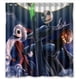 thumbnail image 1 of Cortina de ducha de la película Pesadilla antes de Navidad, juego de cortina de baño con ganchos, tamaño 66 x 72 pulgadas, 1 of 3