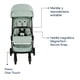 thumbnail image 3 of Coche de Paseo TRVL Seafoam, 3 of 10