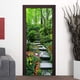 thumbnail image 4 of Murales de puerta 3D autoadhesivos, pegatinas decorativas despegables con diseño de camino de árbol verde, decoración del hogar, impermeables, papel tapiz para sala de estar, póster artístico extraíbl, 4 of 7