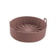 thumbnail image 5 of Freidora De Aire Redonda Olla De Silicona Freidoras De Aire Accesorios Para Horno Silicona Marrón S, 5 of 5
