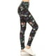 thumbnail image 4 of Leggings Largos de Punto con Estampado Floral, Forrados con Banda y Cintura Alta Estilo Yoga, 4 of 5