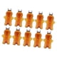 thumbnail image 2 of 10 Botellas De Jugo Vacías De Hombre De Jengibre De 500 Ml Para Jugo De Refrigerador De Té Marrón, 2 of 5