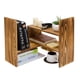 thumbnail image 2 of Estantería Liry Products 42 cm extensible de madera marrón oscuro, 2 of 8