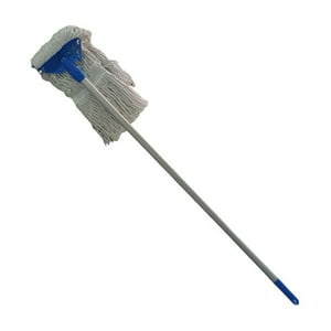 Alday - Trapeador Mopa De Flecos De Hilo En Color Gris Incluye Palo