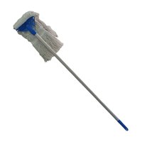 Alday - Trapeador Mopa De Flecos De Hilo En Color Gris Incluye Palo