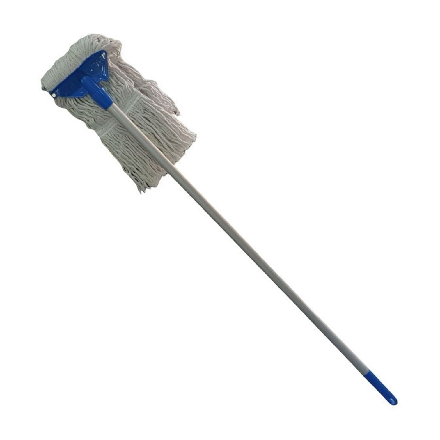 Alday - Trapeador Mopa De Flecos De Hilo En Color Gris Incluye Palo