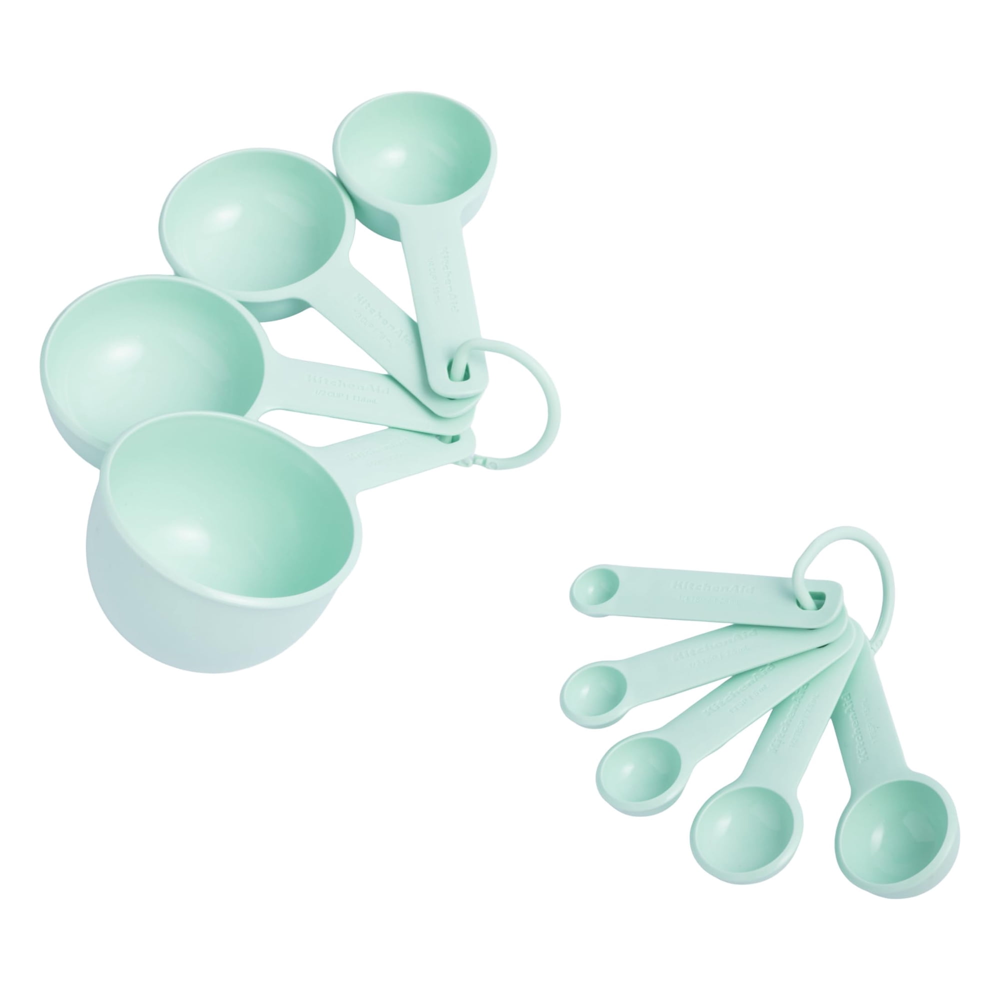 Juego De Tazas Y Cucharas Medidoras Kitchenaid De 9 Piezas Spearmint