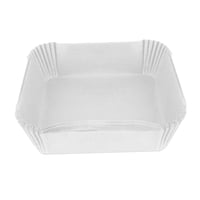 Magideal - Revestimientos De Papel Desechables Para Freidora De Aire, Revestimiento Antiadherente Revestimiento Para Hornear Resistente Al Calor Para Asar , , Blanco 25 Piezas, 16X16X4.5Cm