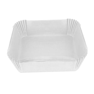 Magideal - Revestimientos De Papel Desechables Para Freidora De Aire, Revestimiento Antiadherente Revestimiento Para Hornear Resistente Al Calor Para Asar , , Blanco 25 Piezas, 16X16X4.5Cm