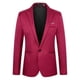 thumbnail image 5 of Traje formal de negocios estilo coreano para hombre, traje pequeño, chaqueta ajustada, traje informal pequeño, negro, talla M, 5 of 5