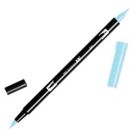 Bolígrafo Art Marker Tombow De Doble Pincel 491 Glacier Blue, Paquete De 1