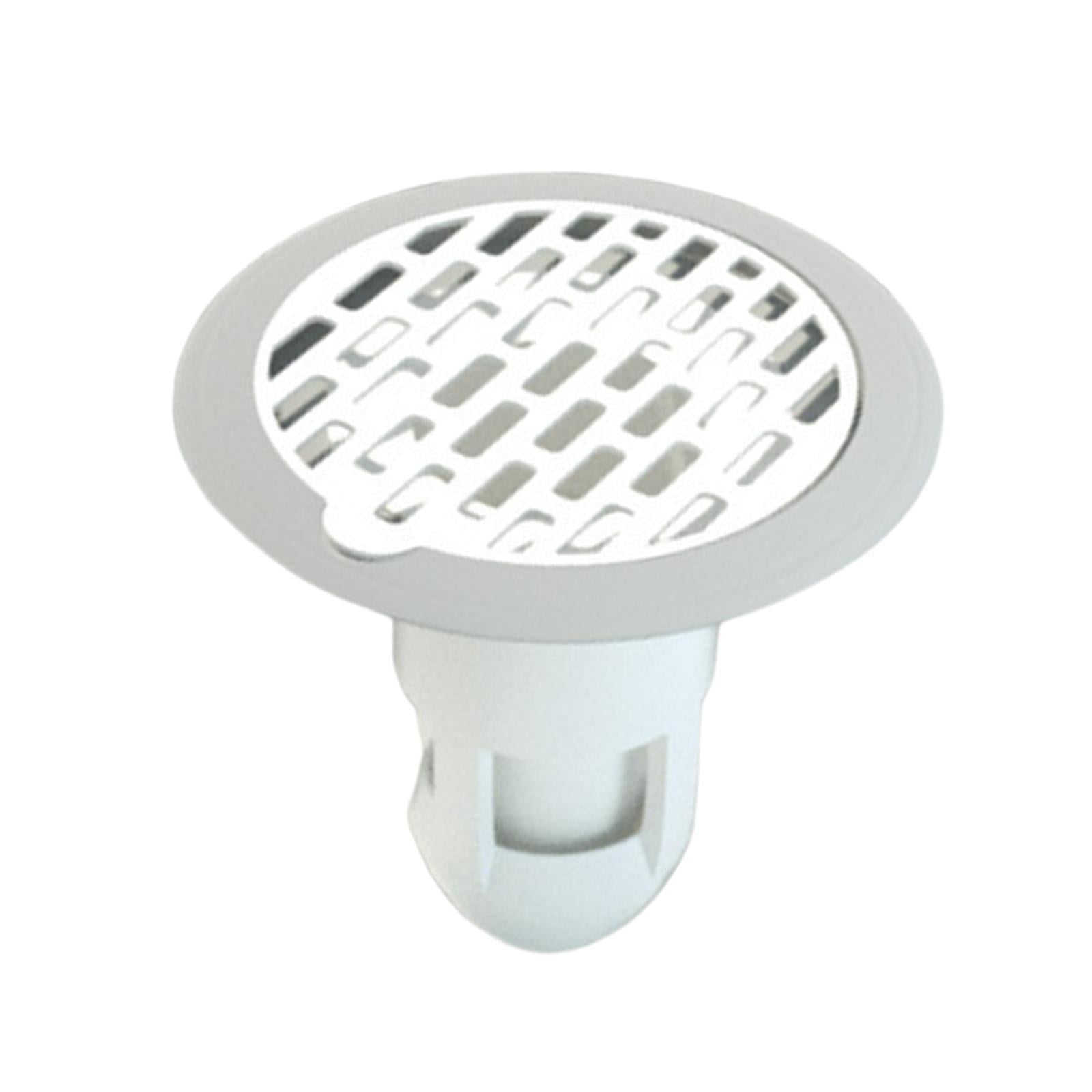 Magideal - Colador De Drenaje Antiolor, Drenaje De Piso De Inserción De Baño, Colador De Piso De Ducha De Baño Tapón De Drenaje Redondo Desagüe De Piso De Ducha, Blanco