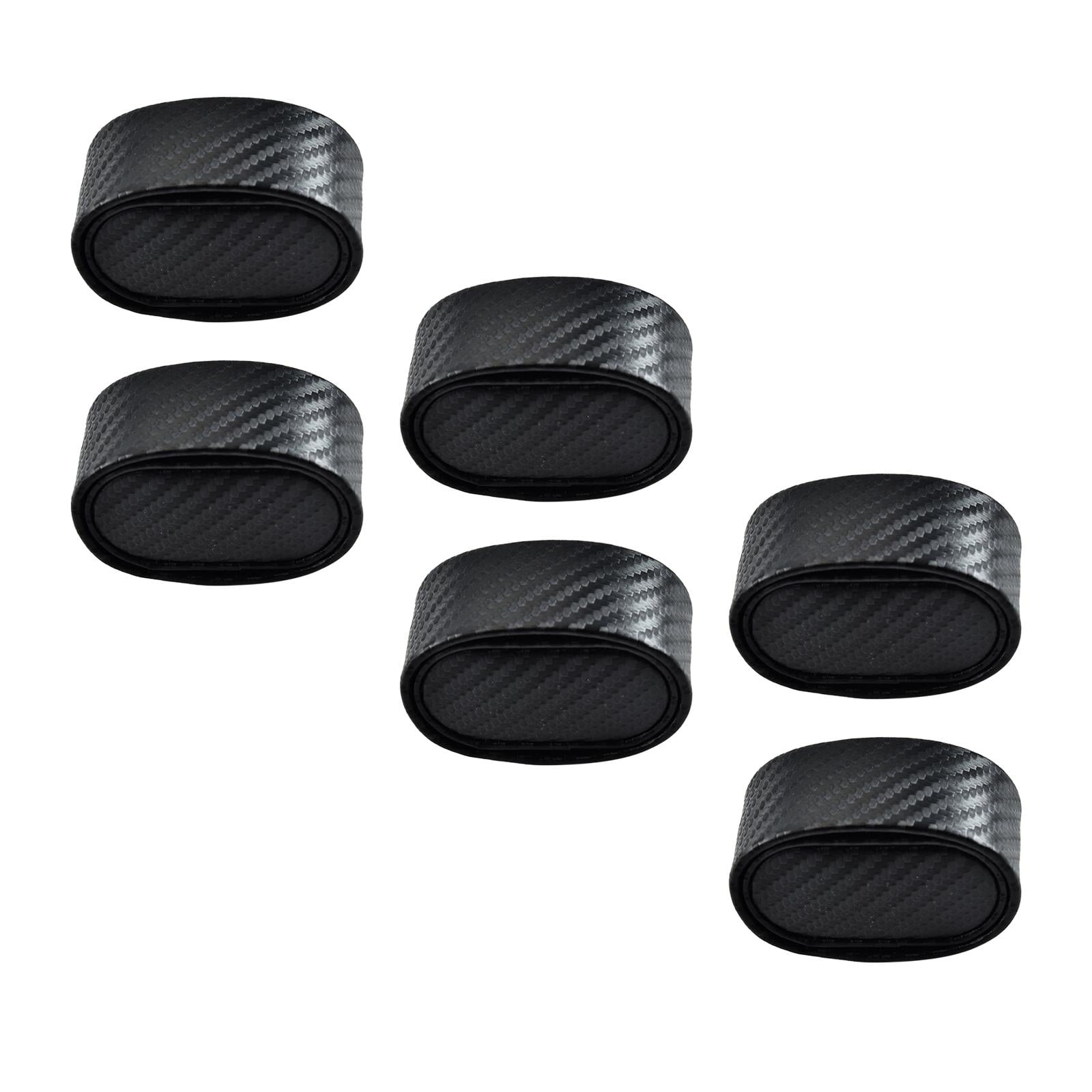 Ioensy - 6x Funda De Almohada Para Reloj, Cojín Para Reloj, Pantalla De Repuesto, Estera De Carbono Negra Para Hombre