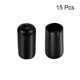 thumbnail image 2 of Uxcell 15 piezas Tapones de Goma 3/8"(10mm) ID Cubierta de Tapa Redonda de Vinilo Negra, 2 of 5