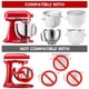thumbnail image 3 of Cubiertas de Silicona LETOMS para Tazones de Helado Kitchenaid, Tapa de Silicona Compatible con Mezcladoras Kitchenaid de Acero Inoxidable de 4.5 a 5 Cuartos, Aptas para Lavavajillas y Congelador, 3 of 7