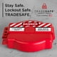 thumbnail image 5 of Dispositivo de bloqueo de válvulas TRADESAFE, válvula de compuerta, rojo, 5 of 8