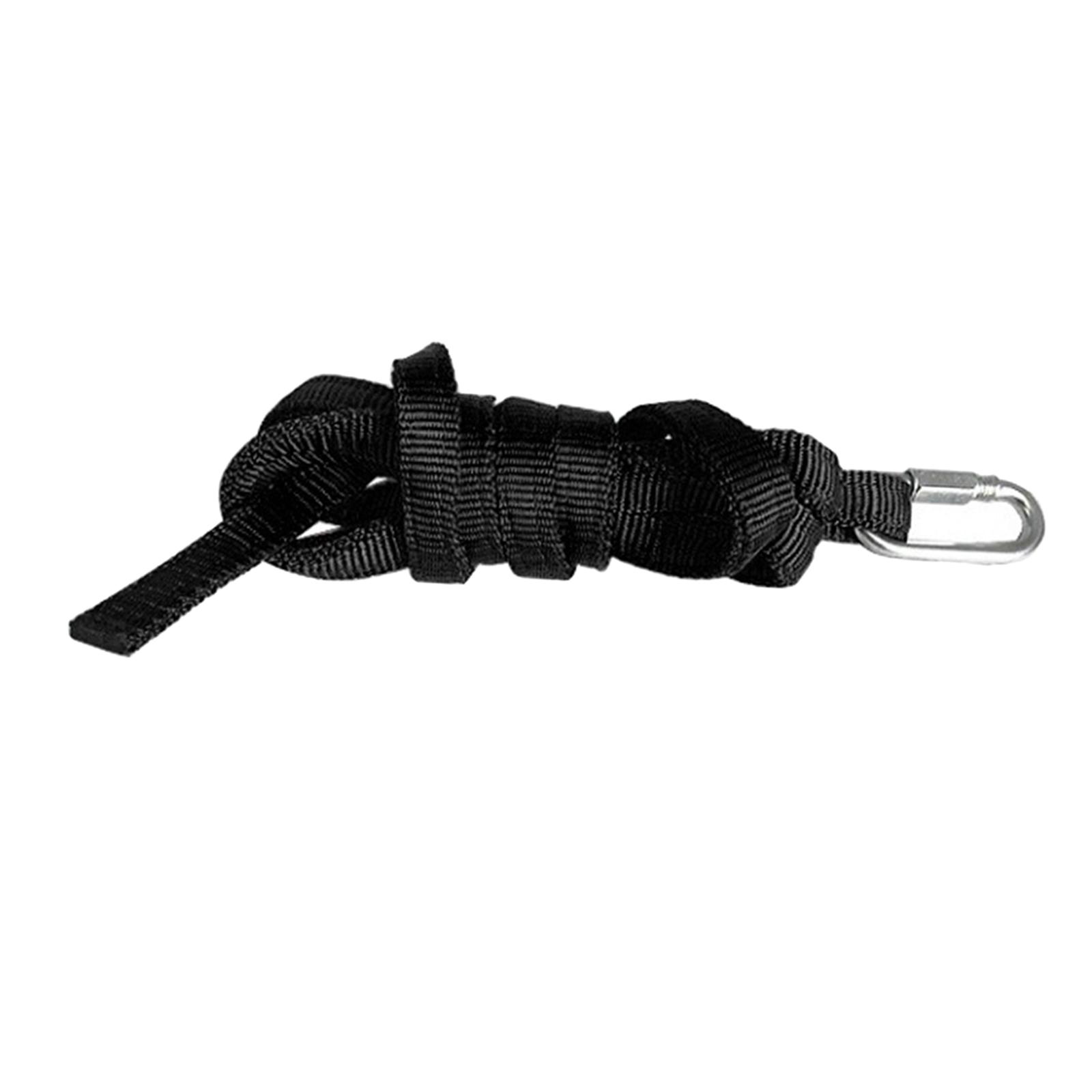 Ioensy - Durable Horse Lead Rope 15Mm Wide Bolt Snap Doble Capa Para Ganado Negro